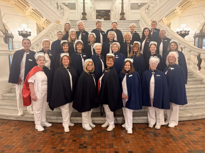 Nurse Honor Guard visits State Capitol
